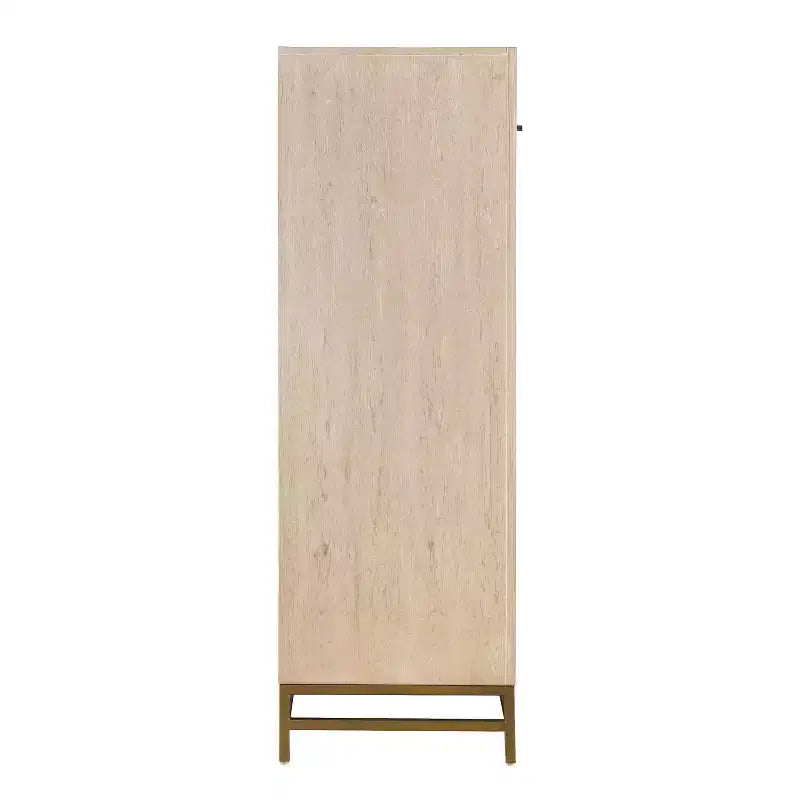 HOMES: Inside + Out Ensemble 3 pièces Neovesi Bois 2 tables de nuit et commode chêne bohème