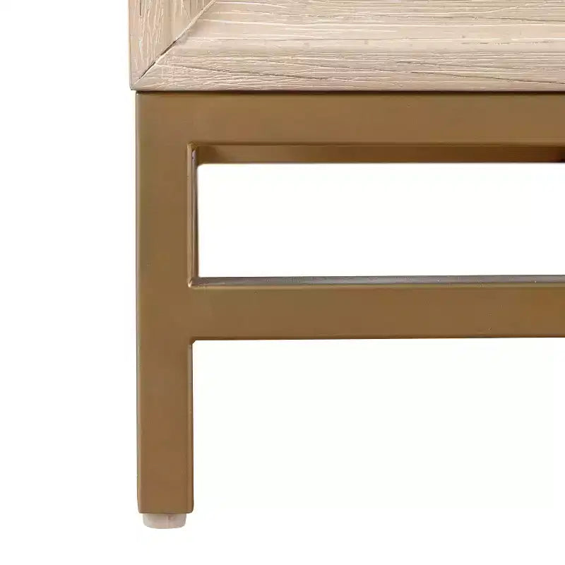 HOMES: Inside + Out Ensemble 3 pièces Neovesi Bois 2 tables de nuit et commode chêne bohème