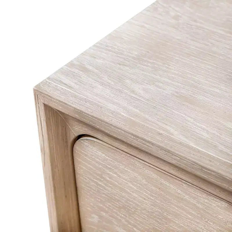 HOMES: Inside + Out Ensemble 3 pièces Neovesi Bois 2 tables de nuit et commode chêne bohème