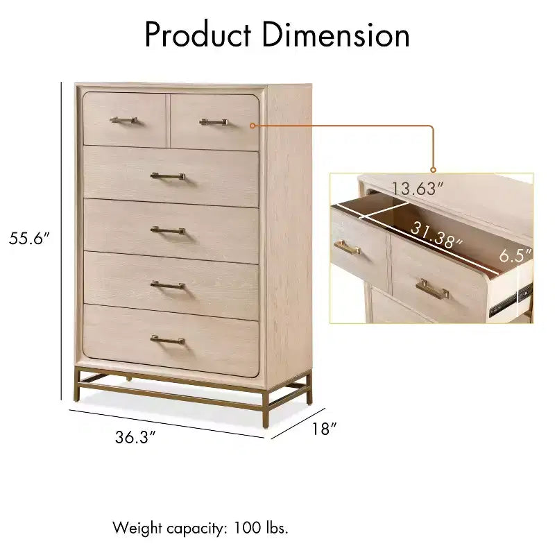 HOMES: Inside + Out Ensemble 3 pièces Neovesi Bois 2 tables de nuit et commode chêne bohème