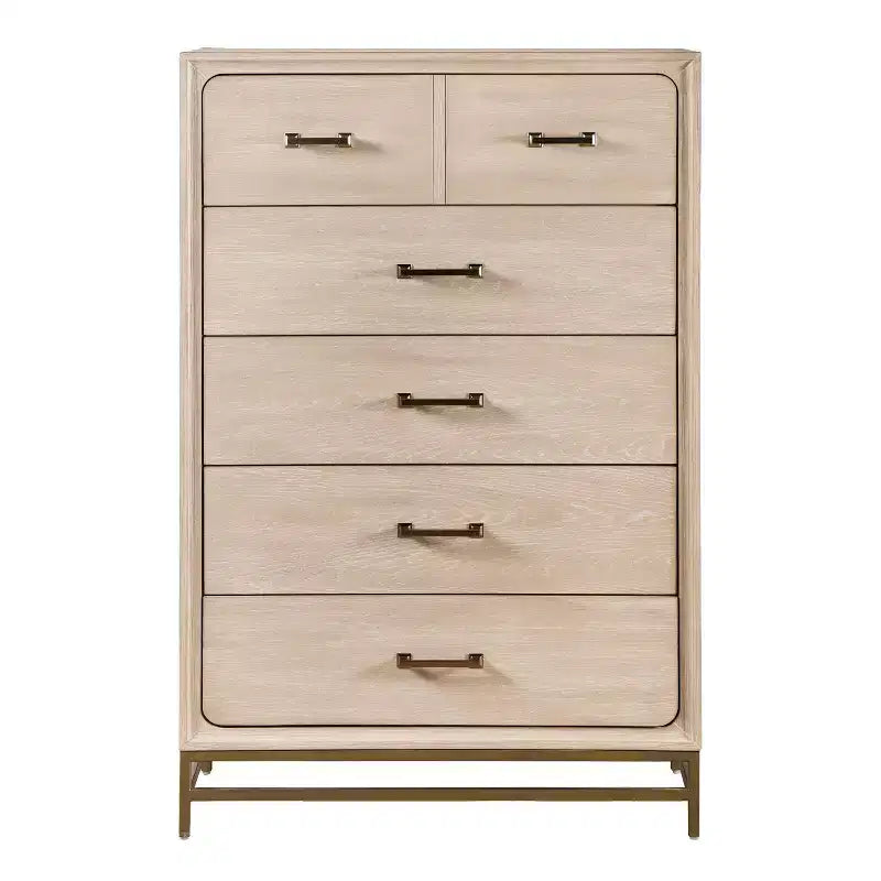 HOMES: Inside + Out Ensemble 3 pièces Neovesi Bois 2 tables de nuit et commode chêne bohème