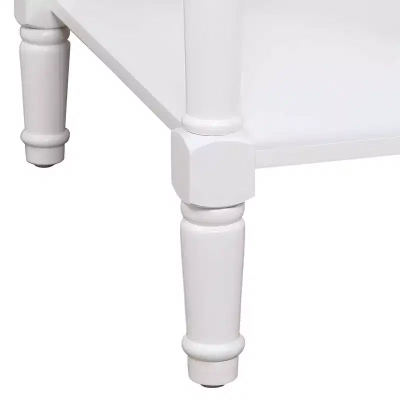 Table d'appoint style champêtre avec station de charge