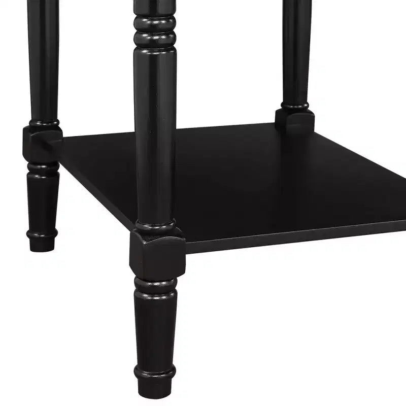 Table d'appoint style champêtre avec station de charge