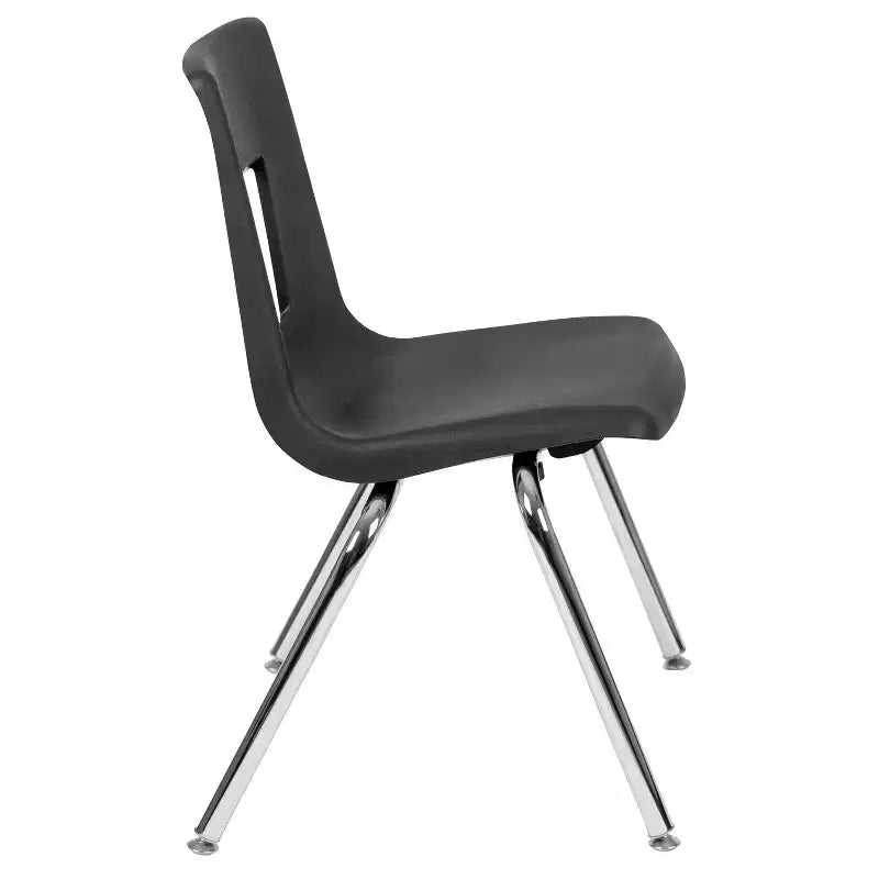 Chaise scolaire empilable Student Stack, 16 pouces, pour salle de classe et garderie