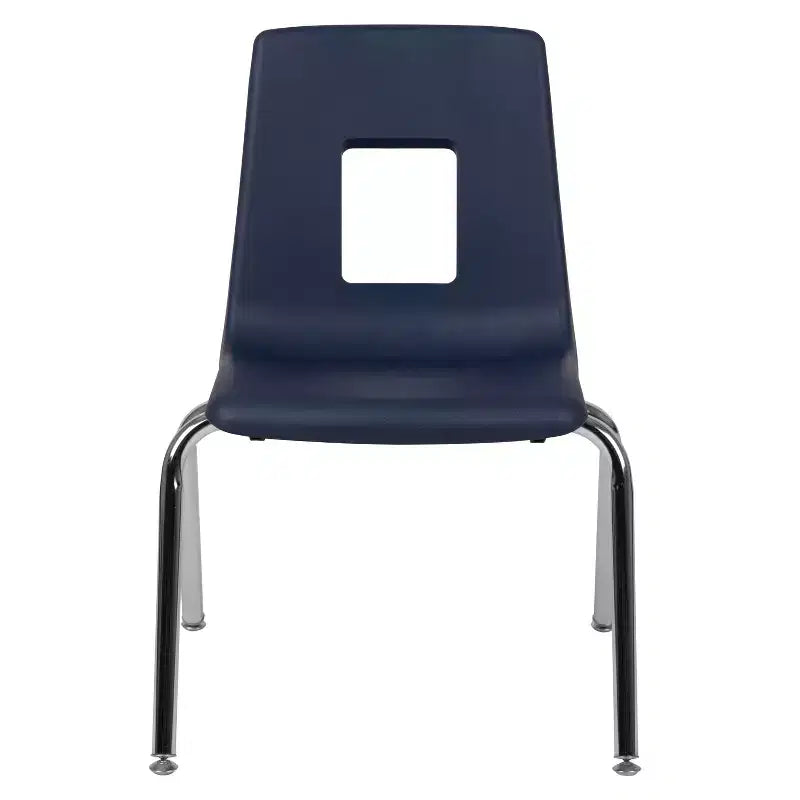 Chaise scolaire empilable Student Stack, 16 pouces, pour salle de classe et garderie