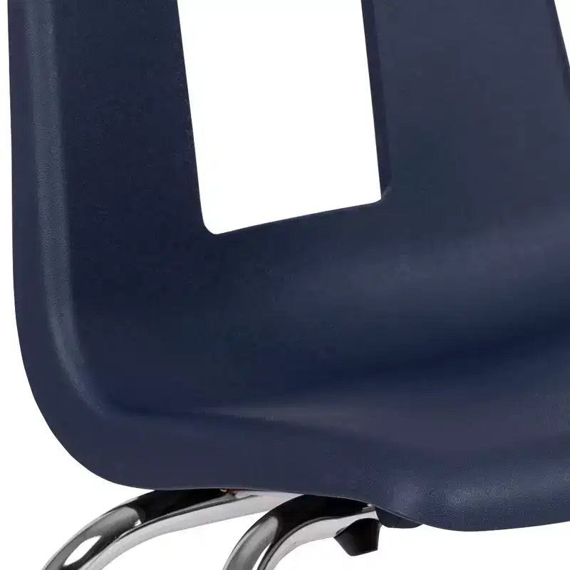 Chaise scolaire empilable Student Stack, 16 pouces, pour salle de classe et garderie