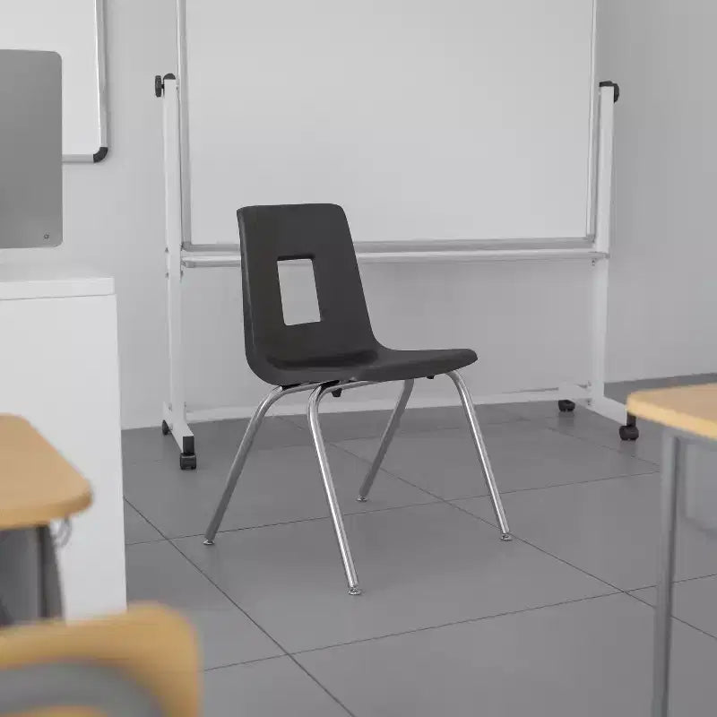 Chaise scolaire empilable Student Stack, 16 pouces, pour salle de classe et garderie