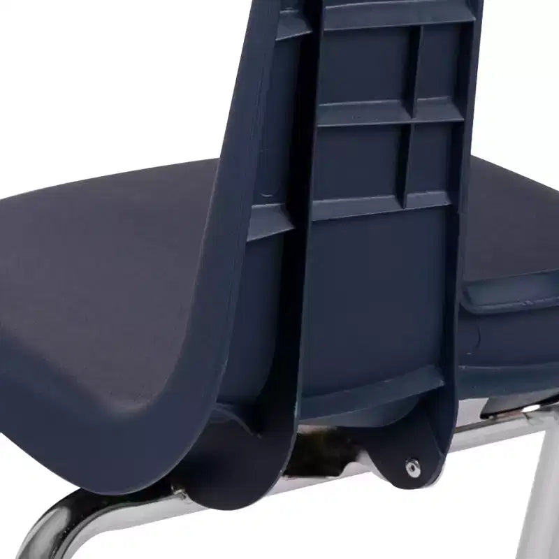 Chaise scolaire empilable Student Stack, 16 pouces, pour salle de classe et garderie