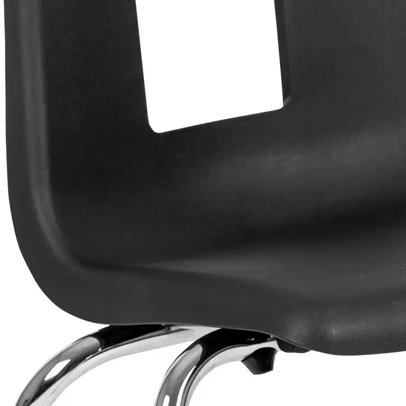 Chaise scolaire empilable Student Stack, 16 pouces, pour salle de classe et garderie