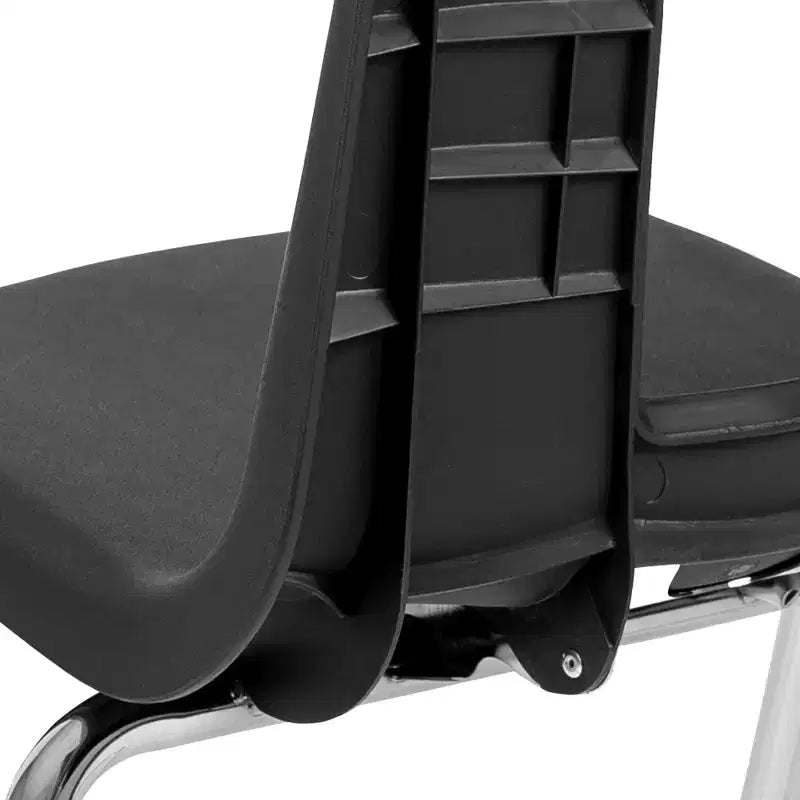 Chaise scolaire empilable Student Stack, 16 pouces, pour salle de classe et garderie