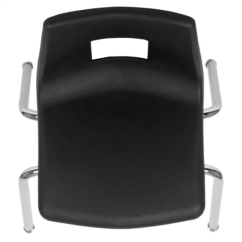 Chaise scolaire empilable Student Stack, 16 pouces, pour salle de classe et garderie