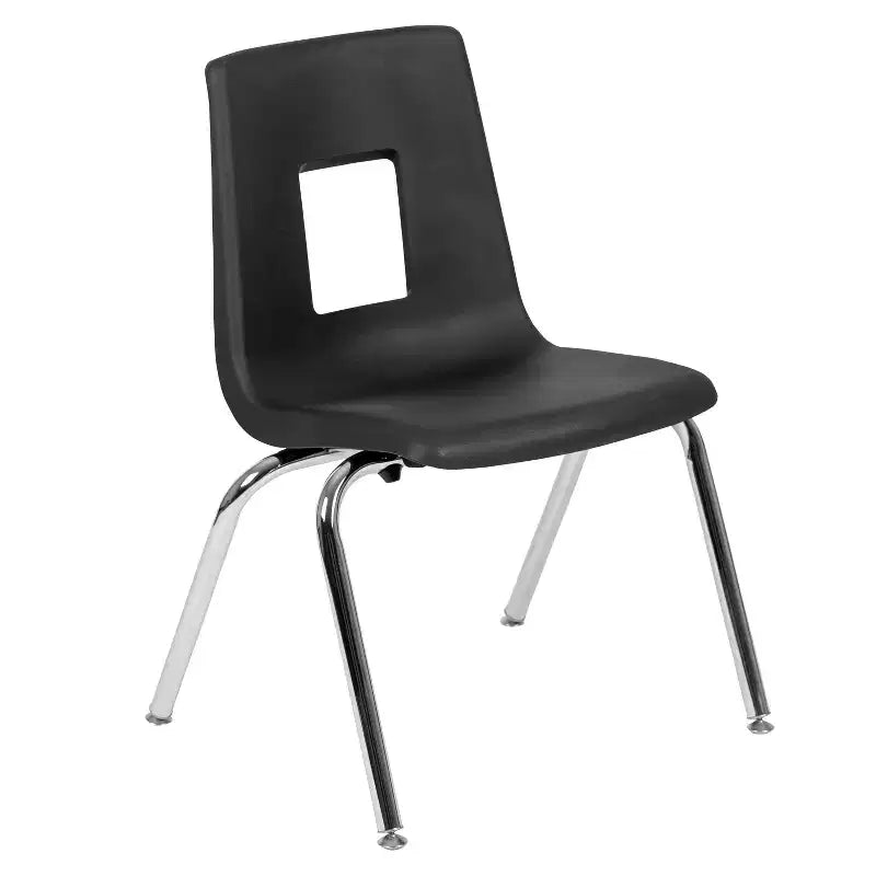 Chaise scolaire empilable Student Stack, 16 pouces, pour salle de classe et garderie