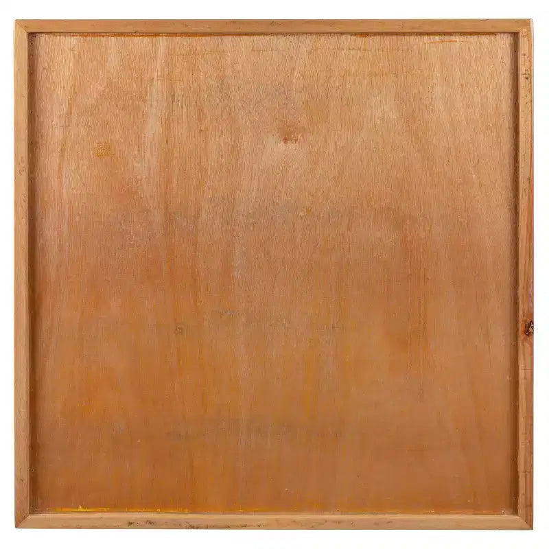 Dessus de table carré en bois massif de style billot, traité UV, qualité restaurant