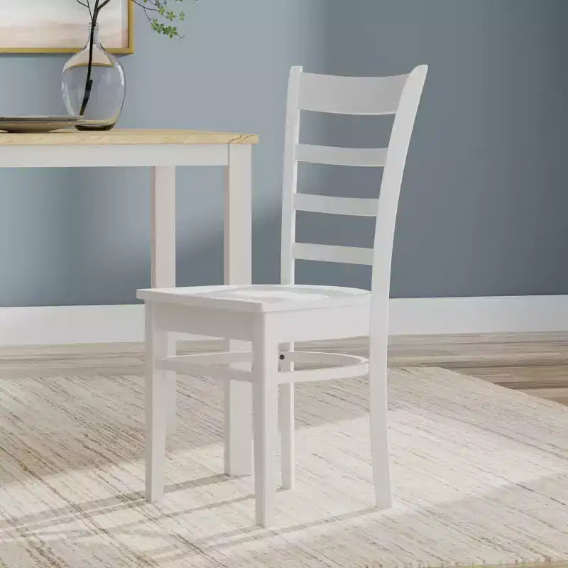 Glenwillow Home Table à manger en bois 48 po + Chaises de salle à manger à dossier ajouré (Ensemble de 3 ou 5 pièces)