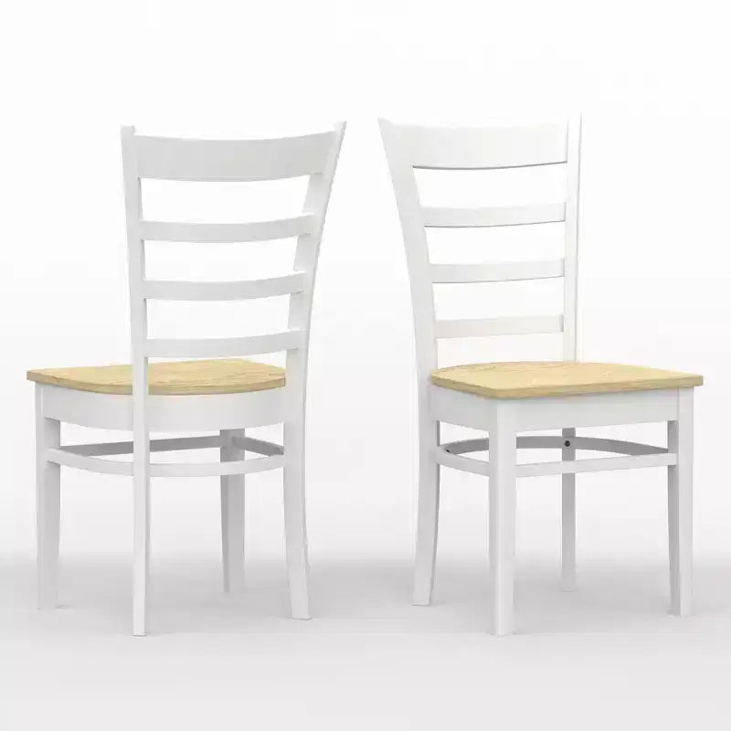 Glenwillow Home Table à manger en bois 48 po + Chaises de salle à manger à dossier ajouré (Ensemble de 3 ou 5 pièces)