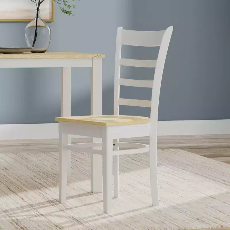 Glenwillow Home Table à manger en bois 48 po + Chaises de salle à manger à dossier ajouré (Ensemble de 3 ou 5 pièces)