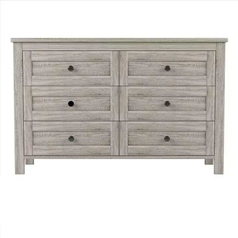 Ensembles de Chambre 3 Pièces style Ferme, Lit Plateforme avec Rangement et Table de Chevet et Commode 4 Tiroirs - ModernLuxe