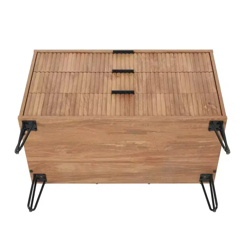 Ensemble commode 3 tiroirs et table de nuit 2 tiroirs moderne 2 pièces Manhattan Comfort Dumbo