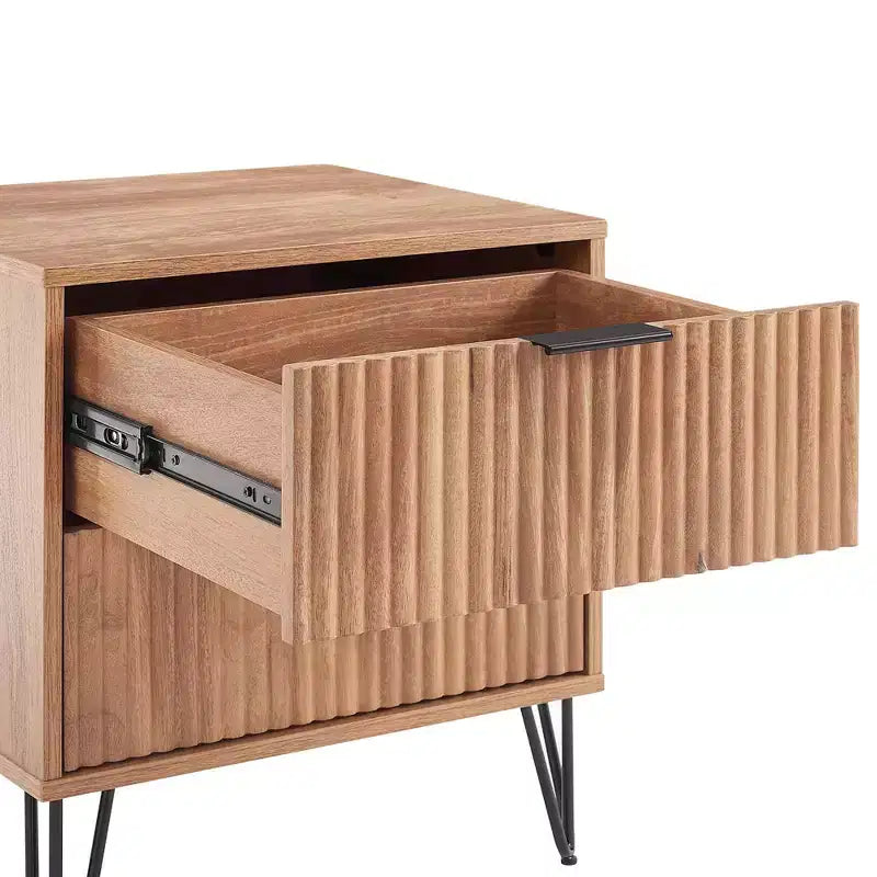 Ensemble commode 3 tiroirs et table de nuit 2 tiroirs moderne 2 pièces Manhattan Comfort Dumbo