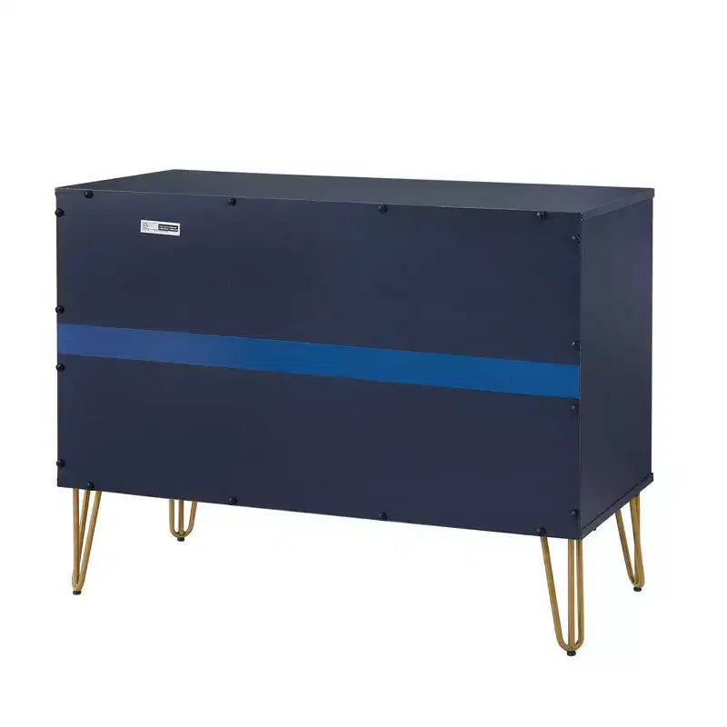Ensemble commode 3 tiroirs et table de nuit 2 tiroirs moderne 2 pièces Manhattan Comfort Dumbo