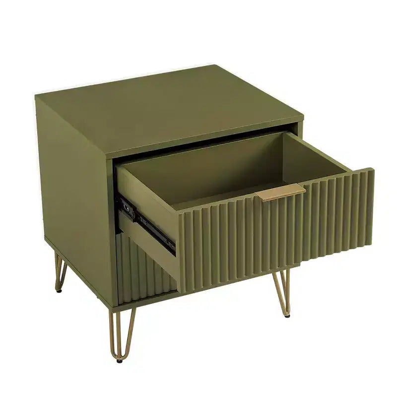 Ensemble commode 3 tiroirs et table de nuit 2 tiroirs moderne 2 pièces Manhattan Comfort Dumbo