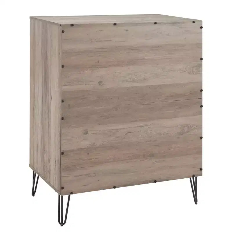 Manhattan Comfort Dumbo Ensemble de 3 meubles : commode à 5 tiroirs, commode à 10 tiroirs et table de chevet