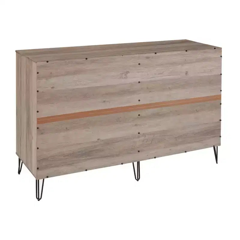 Manhattan Comfort Dumbo Ensemble de 3 meubles : commode à 5 tiroirs, commode à 10 tiroirs et table de chevet