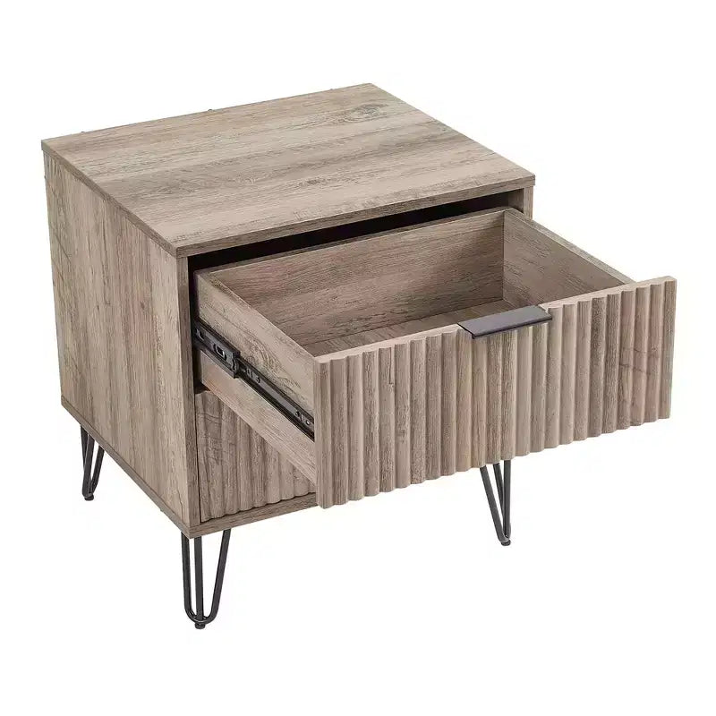 Manhattan Comfort Dumbo Ensemble de 3 meubles : commode à 5 tiroirs, commode à 10 tiroirs et table de chevet
