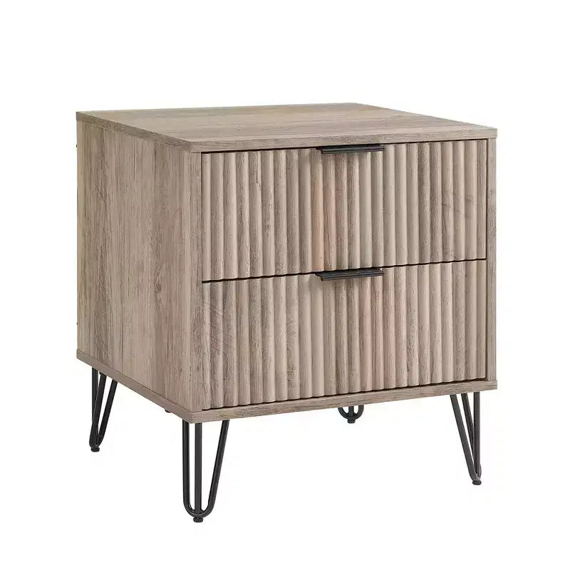 Manhattan Comfort Dumbo Ensemble de 3 meubles : commode à 5 tiroirs, commode à 10 tiroirs et table de chevet