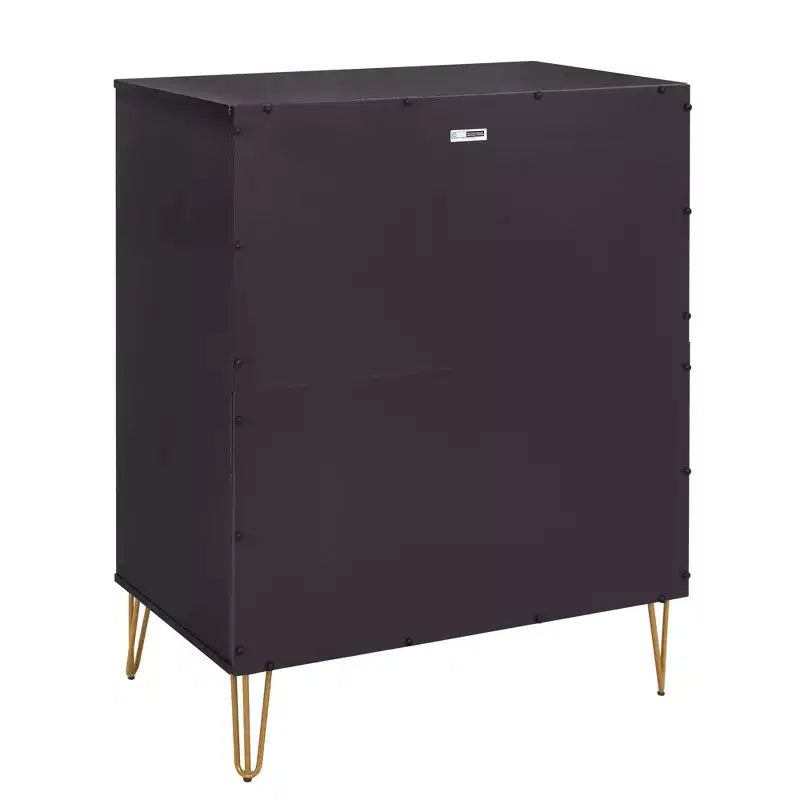 Manhattan Comfort Dumbo Ensemble de 3 meubles : commode à 5 tiroirs, commode à 10 tiroirs et table de chevet