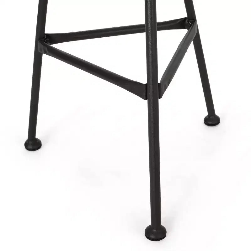 GDFStudio Izidro Salon de jardin 3 pièces en rotin et verre avec coussins, marron clair/beige