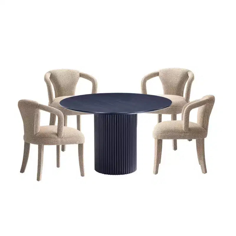 Manhattan Comfort 5pc Hathaway and Palmer Modern Dining Set