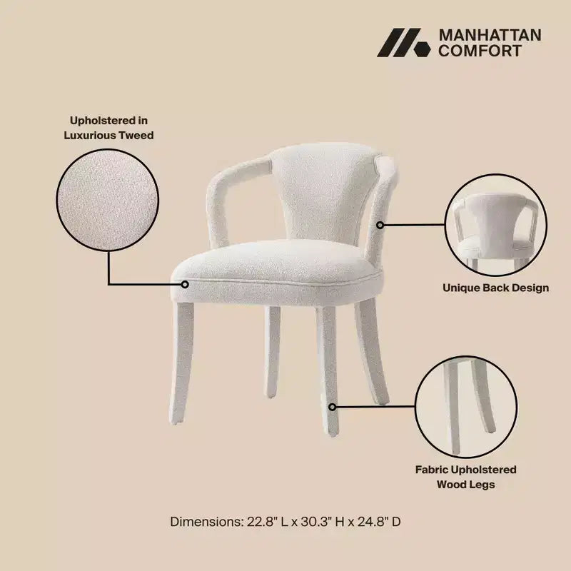Ensemble de salle à manger moderne 5 pièces Hathaway et Palmer de Manhattan Comfort
