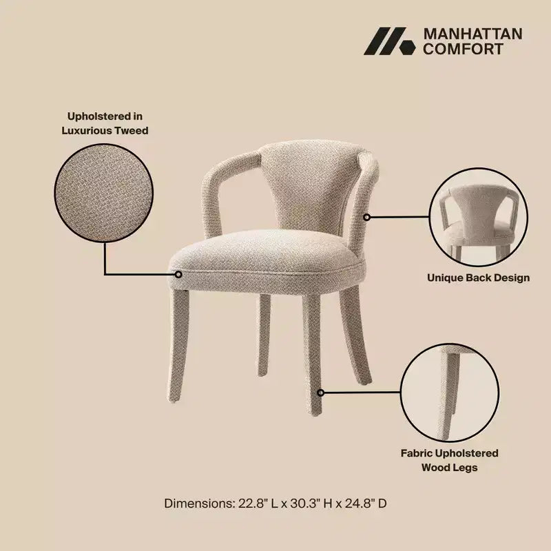 Ensemble de salle à manger moderne 5 pièces Hathaway et Palmer de Manhattan Comfort