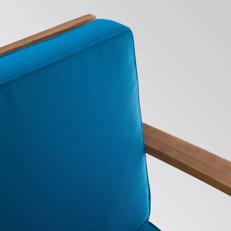 Marquez 5 chaises de club en bois d'acacia et foyer - Christopher Knight Home